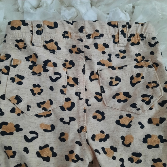 Kitty Cat Retro 3-6M Bundle Embroidered Cardigan Leopard Print Leggings 2 Pieces - Picture 3 of 10